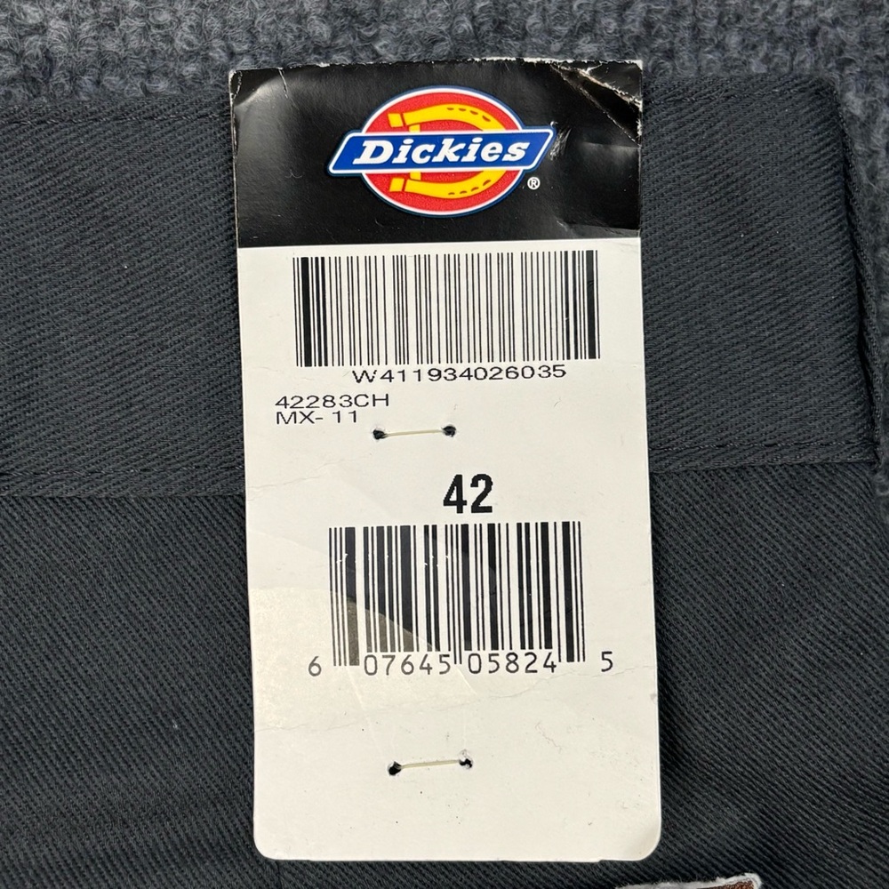 Dickies Men Work Shorts Size 42 Charcoal Gray Solid Twill Work Loose Fit 13" NWT - Picture 14 of 15